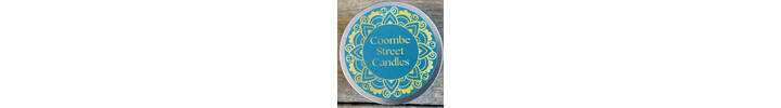 Scented candle by Coombe Street Gallery