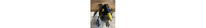Blackbird metal garden sculpture  2