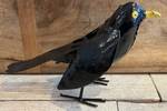 Blackbird metal garden sculpture