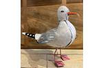 Metal Seagull garden sculpture
