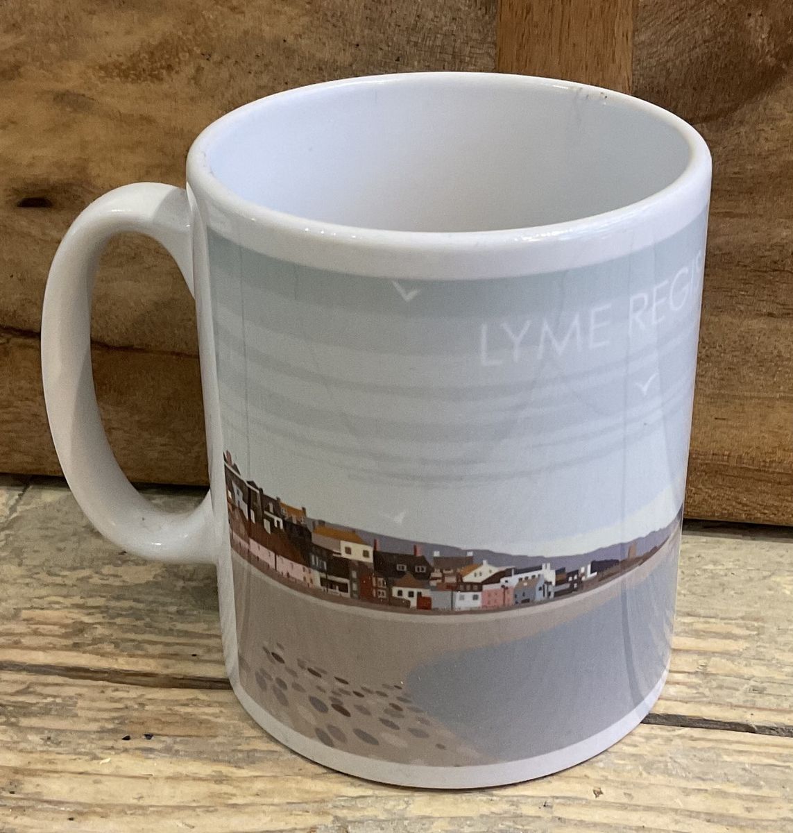 Lyme Regis mug ‘morning sky’