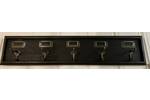 Black wooden coat hooks
