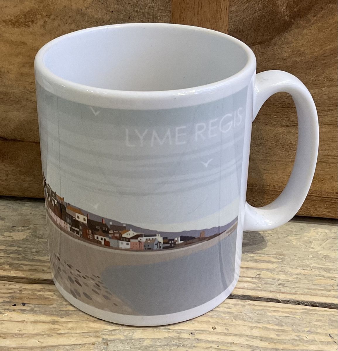 Lyme Regis mug ‘morning sky’ 2