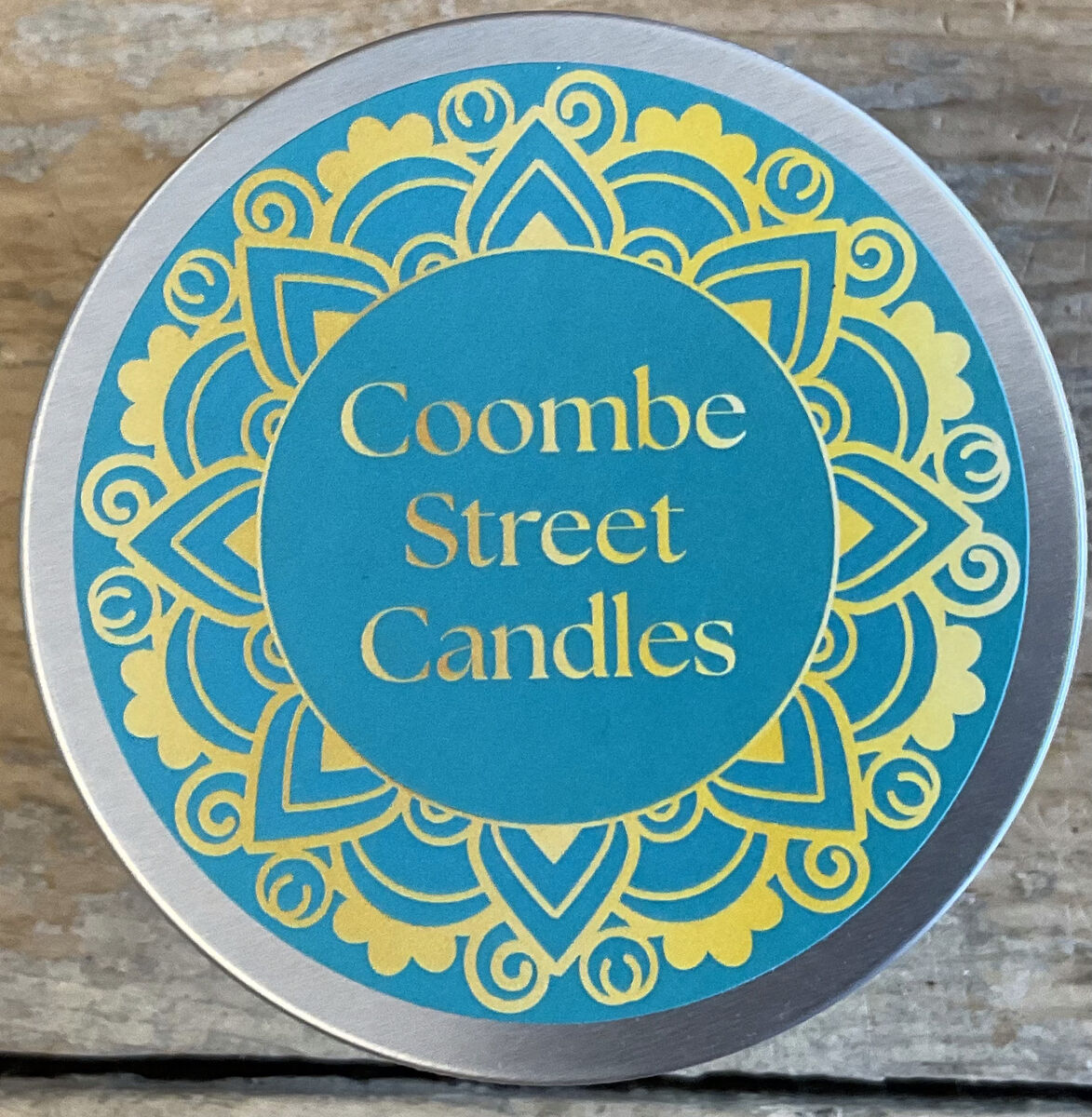 Scented candle by Coombe Street Gallery