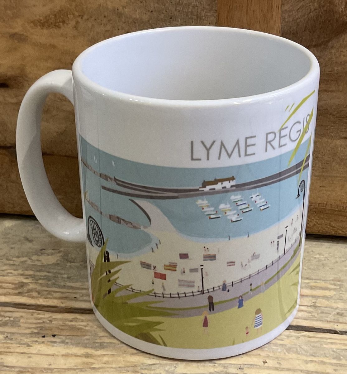 Lyme Regis mug - Cobb view 2