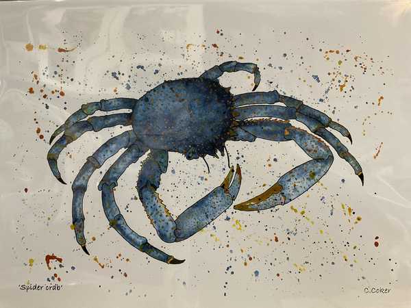 Crab art print