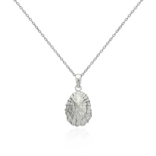 Limpet shell design sterling silver pendant 