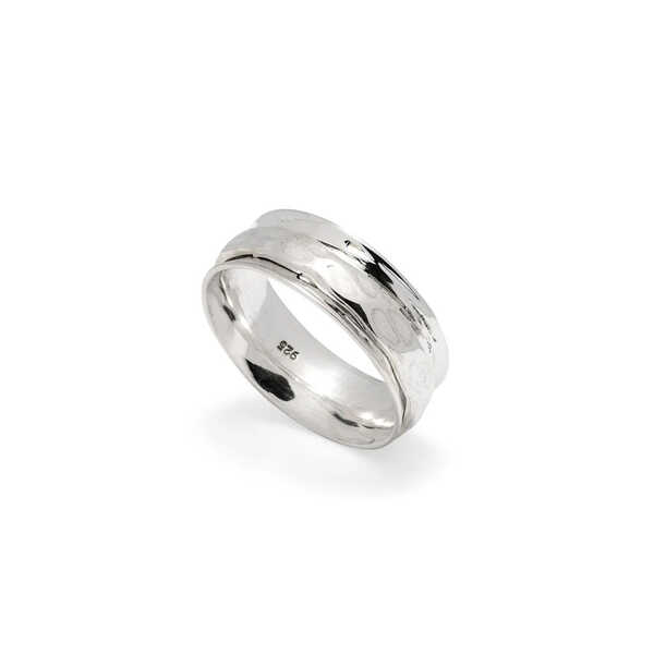 Sterling silver spinning ring