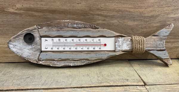 Wooden fish thermometer 