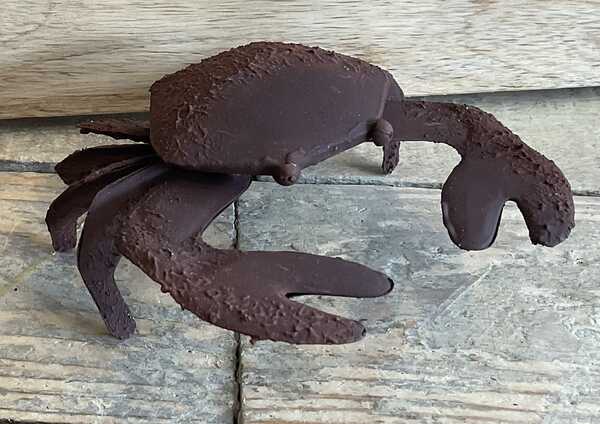 Decorative metal crab seaside decoration 